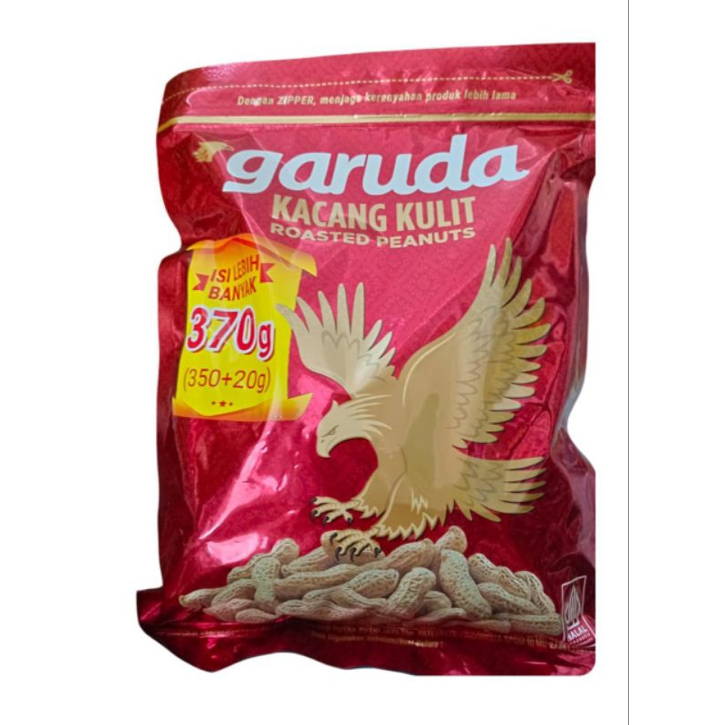 

Garuda kacang kulit roeasted peanuts 370gr 350gr+20gr