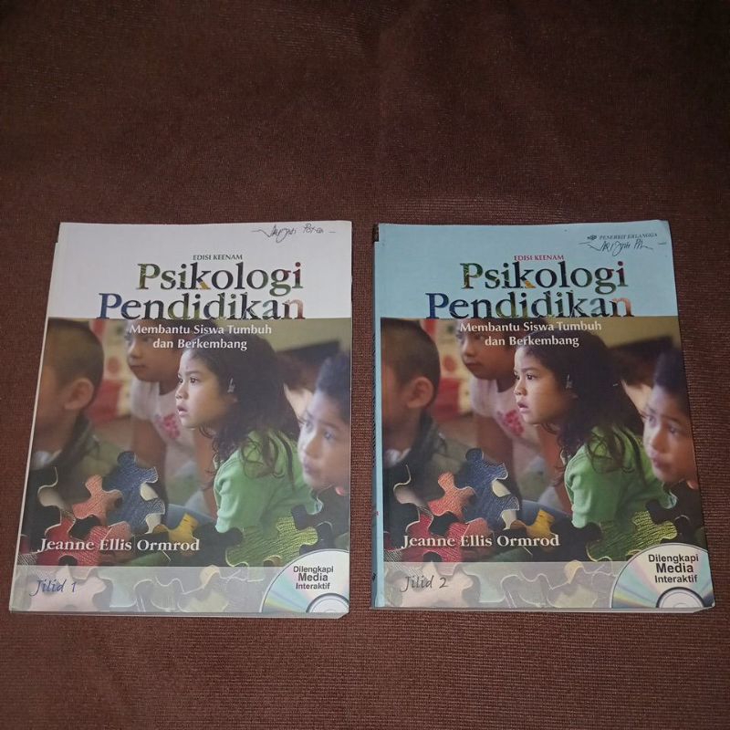 BUKU PSIKOLOGI PENDIDIKAN JILID 1 & 2 - EDISI KEENAM - JEANNE ELLIS ORMORD