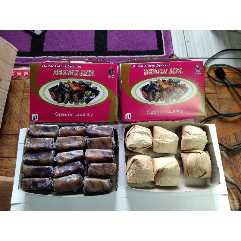 

2box dodol garut original coksu mix wajit- 1kg manis gurih lezat enak