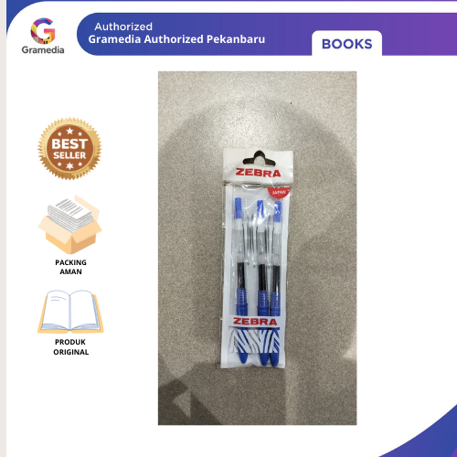 

Gramedia - ZEBRA KOKORO GEL PEN RETRACTABLE 0.5MM SET 3 BLUE