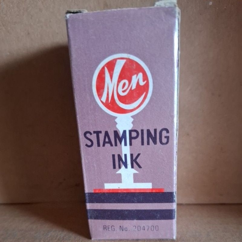 

tinta stempel men warna biru