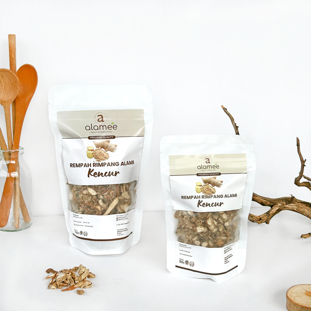 

ALAMEE Kencur Kering Dried Spice Galangal Rempah Rimpang Organik Alami