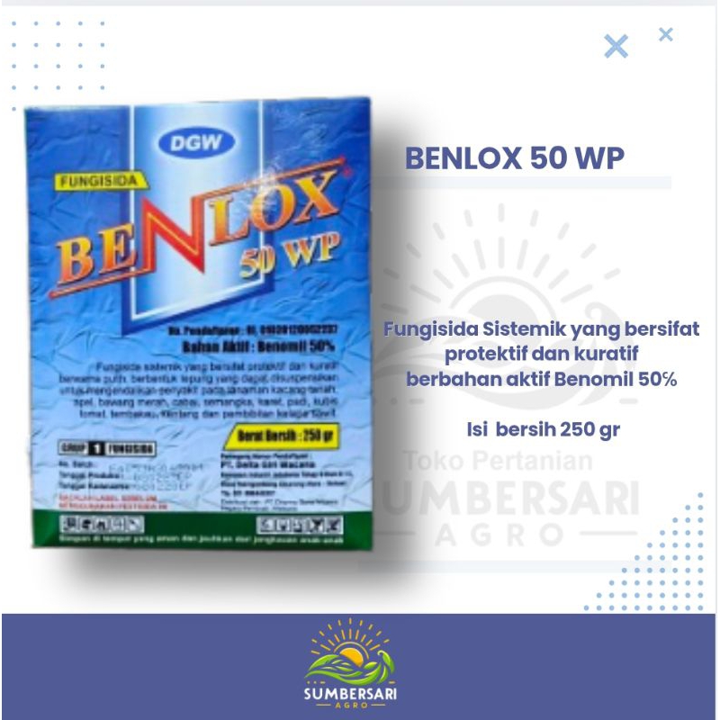 Fungisida BENLOX 50 WP