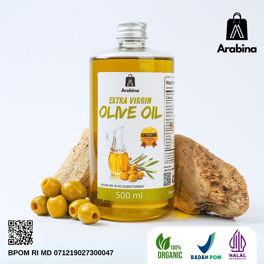 

Extra Virgin Olive Oil Minyak Zaitun Asli Murni 500ml