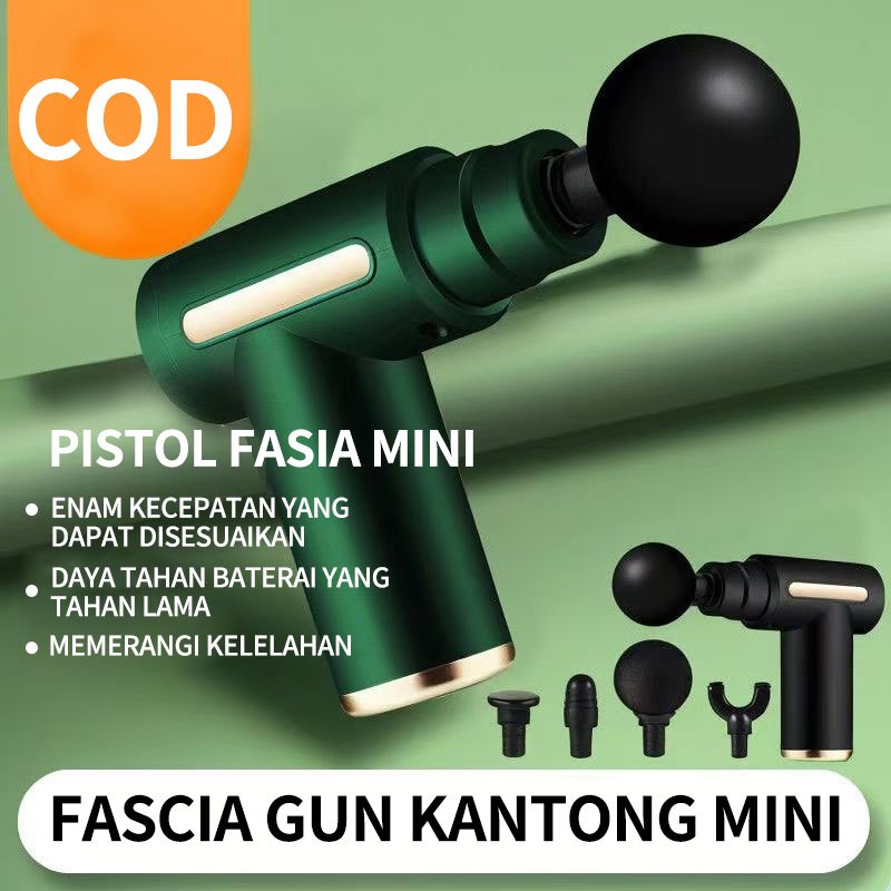 COD  4 in 1 Alat Pijat /Muscle Massage Gun /Alat Pijat Elektrik Getar /Alat Pijit/Alat Pijat Kaki Da