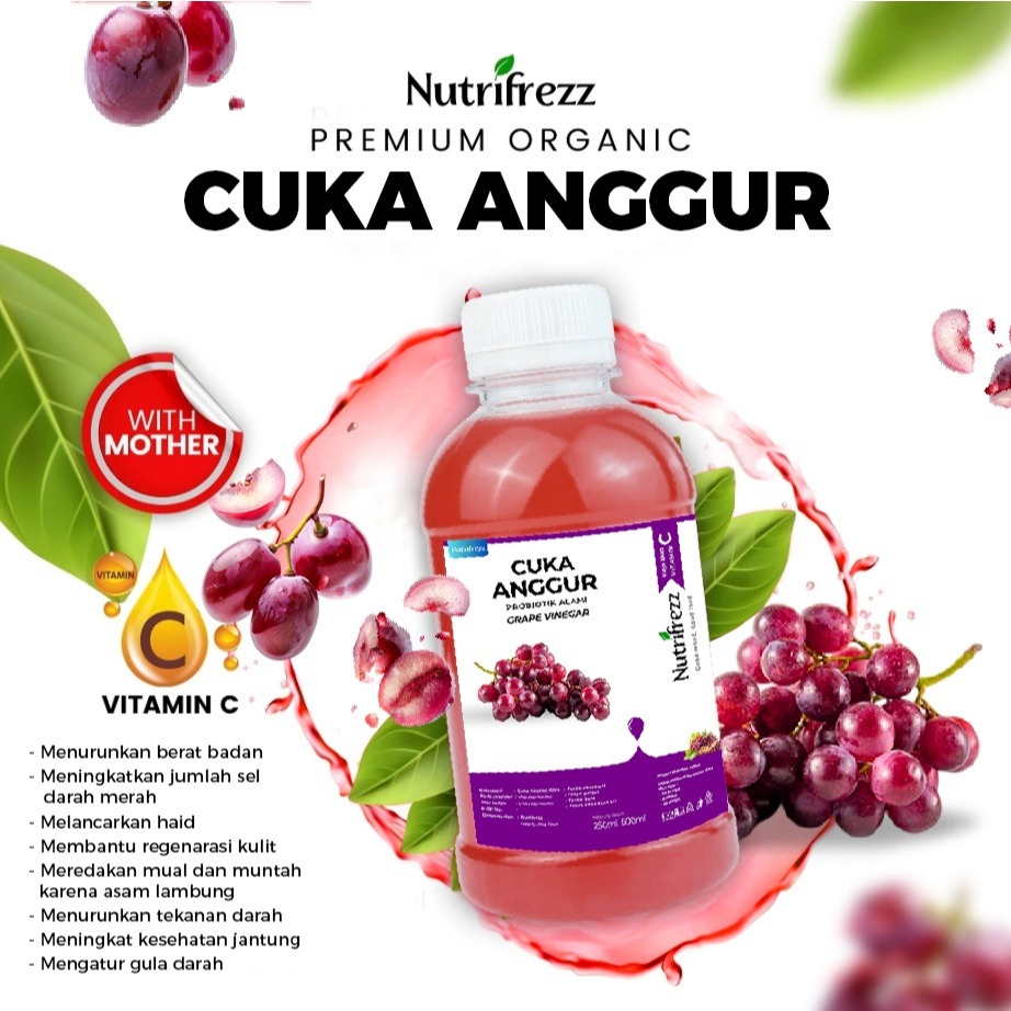 

Nutrifrezz Cuka Anggur 250ML