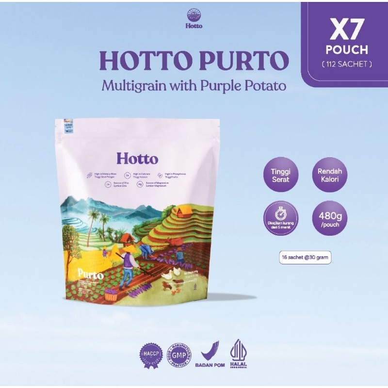 

Hotto Purto Multigrain 7 Pouch