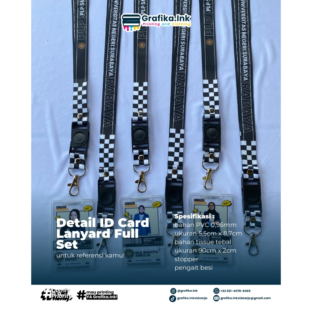 

Lanyard ID Card full set