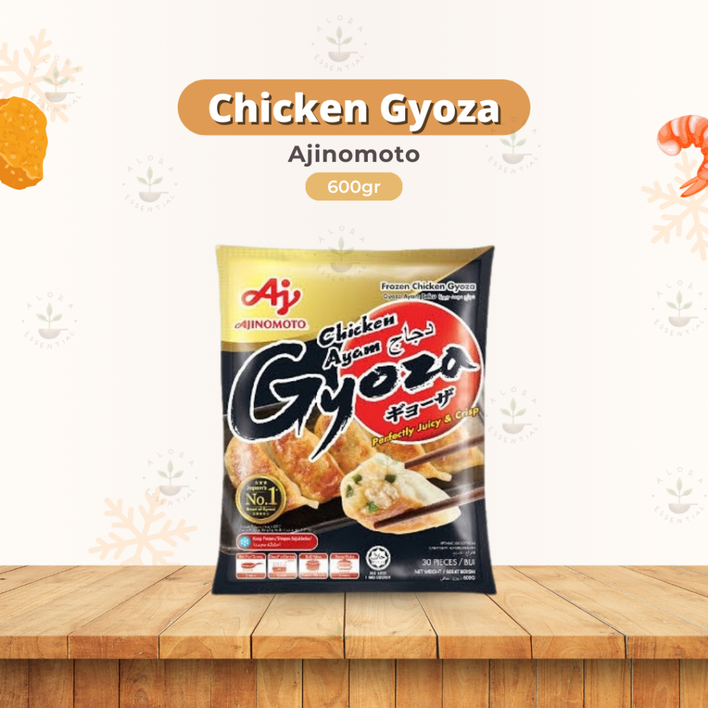 

Japanese Gyoza Ajinomoto Premium Quality Halal 600 gram - Chicken Gyoza Ajinomoto Halal - Pangsit Jepang Halal - Pangsit Ayam Premium
