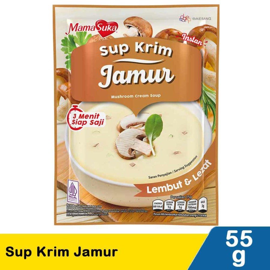 

MAMASUKA SUP KRIM AYAM JAMUR 55G
