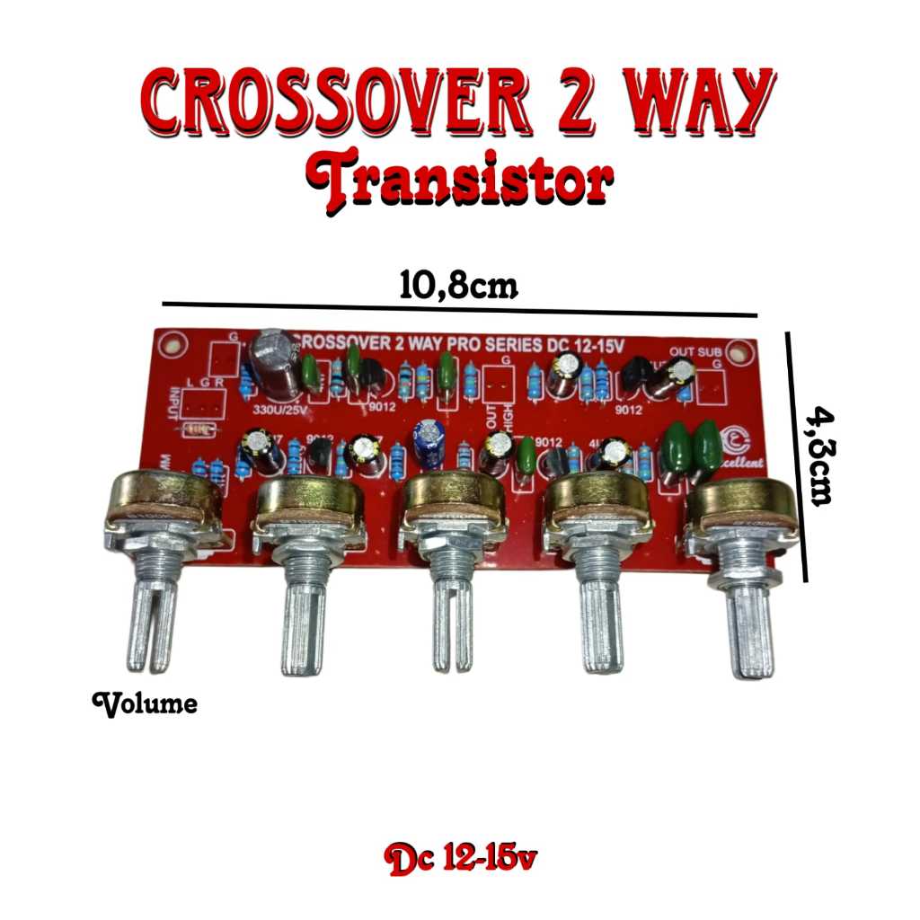 MINI CROSSOVER 2 WAY TRANSISTOR