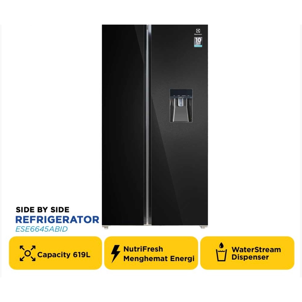 ELECTROLUX KULKAS SIDE BY SIDE REFRIGERATOR ESE6645ABID