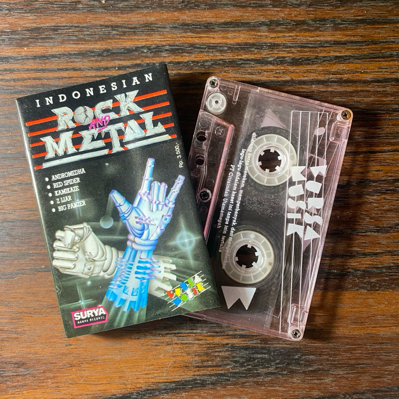 KASET PITA INDONESIAN ROCK METAL (ANDROMEDA, RED SPIDER, KAMIKAZE, Z-LIAR, BIG PANZER)