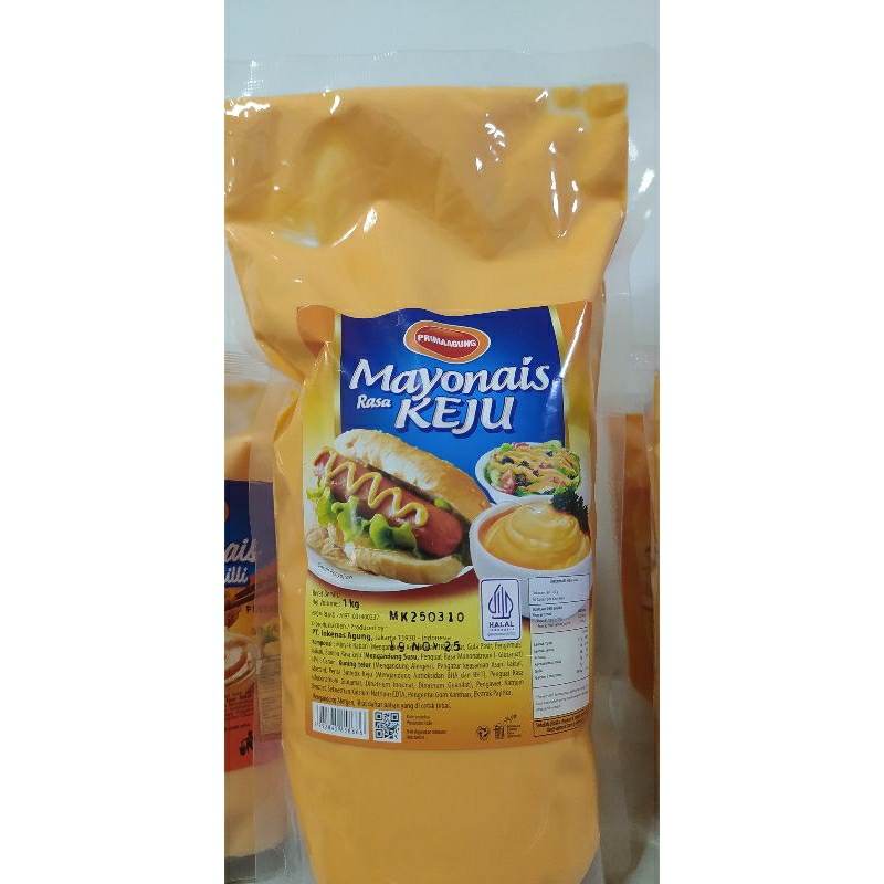 

mayonaise keju prima agung 1kg