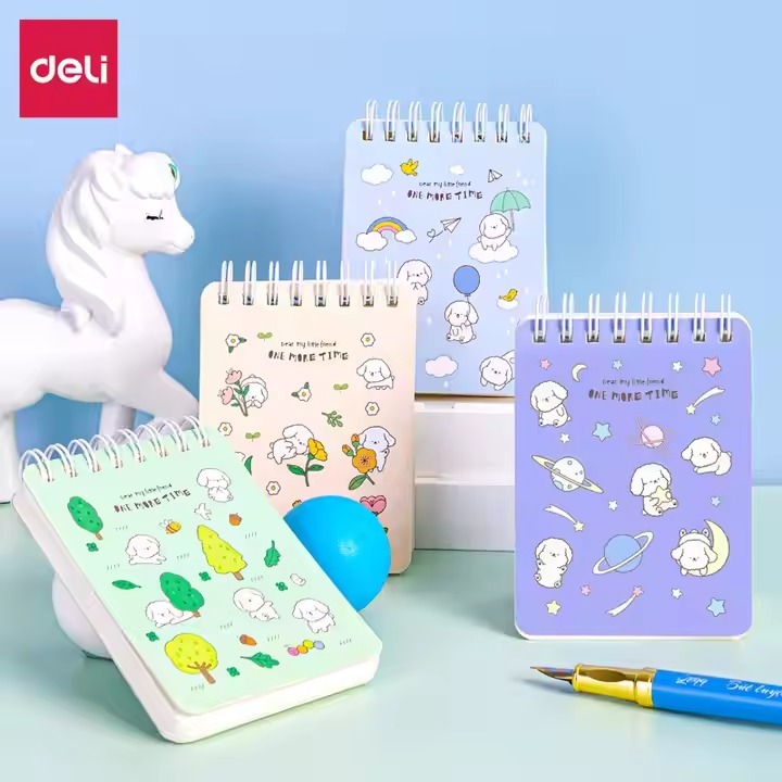 

DELI - NOTES SPIRAL / BUKU SAKU / BUKU CATATAN MINI L98100 75X102MM 100 SHEET FOREST CUTE