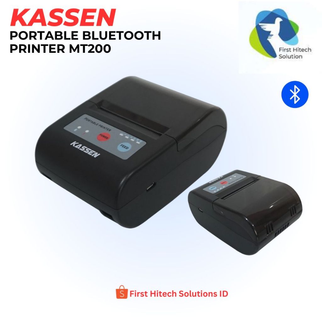 BLUETOOTH PRINTER THERMAL - KASSEN MT-200 MT 200 PRINTER BLUETOOTH