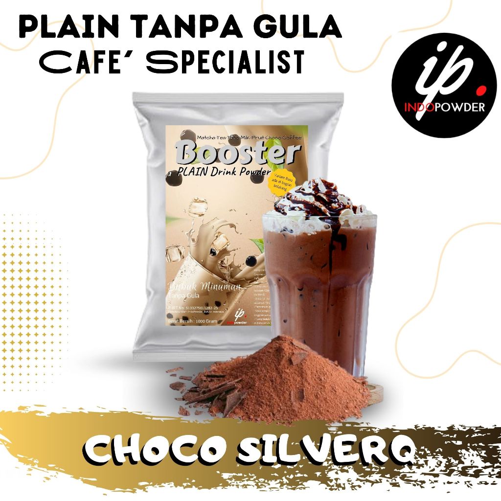 

IP Kendal - Bubuk Minuman TANPA GULA / PLAIN Rasa CHOCO SILVERQ 1Kg Untuk Cafe, Resto & Usaha Minuman