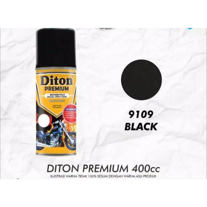 DITON PREMIUM 9109 - CAT SEMPROT WARNA HITAM