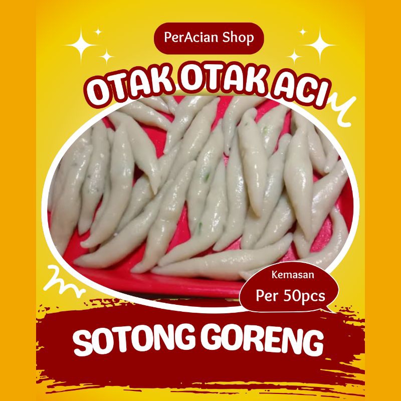 

Otak Otak Sotong Aci - Otak Otak Goreng (kemasan 50pcs)