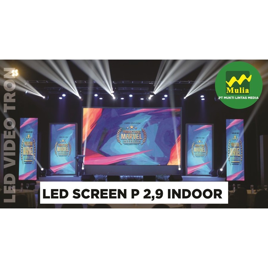 Sewa Rental Videotron LED screen P2.9 Indoor , P3.9 Indoor dan Outdoor