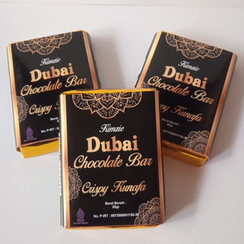 

Kimzie Coklat Dubai Mini 85G rasa Original/Macha