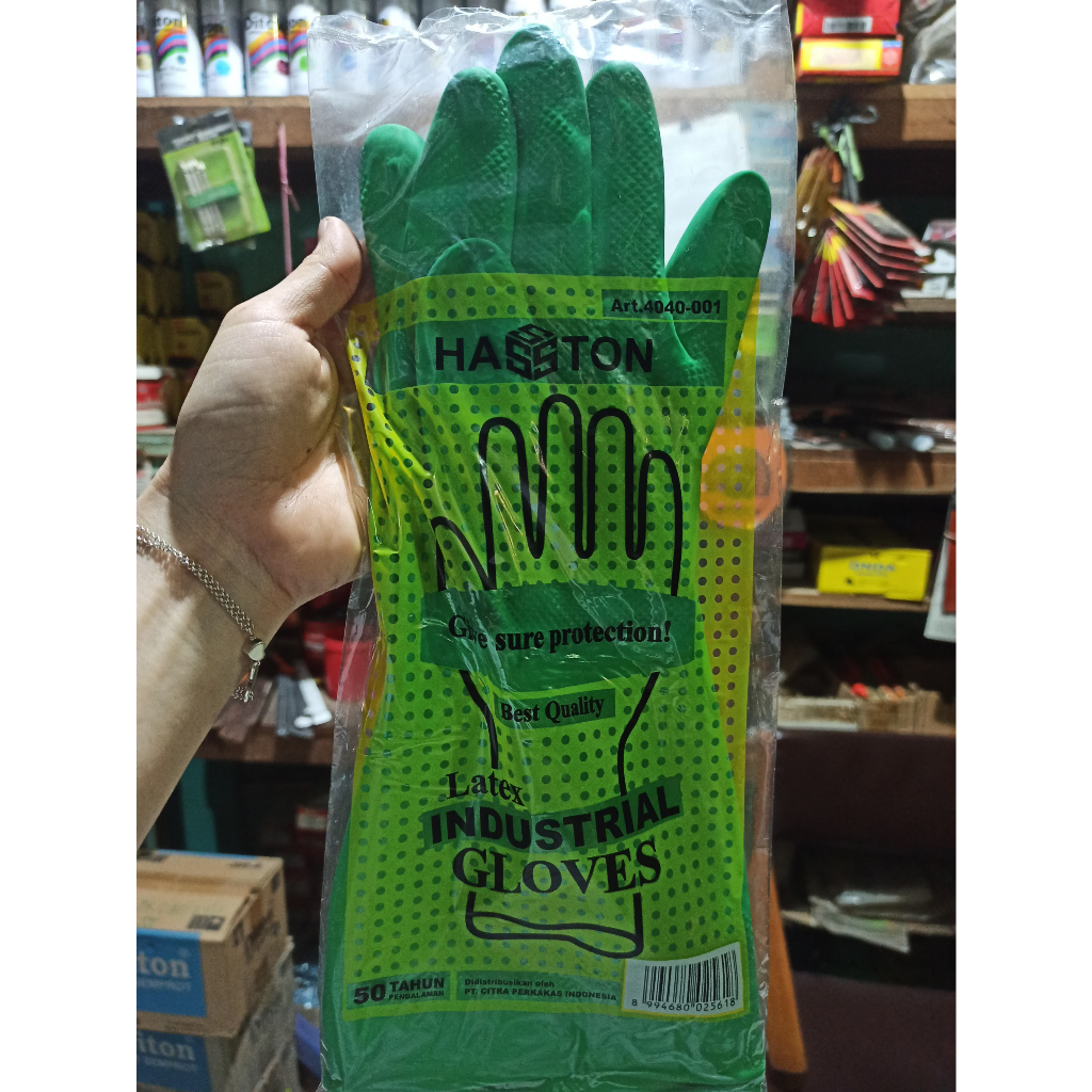 Sarung Tangan Karet / Sarung Tangan Latex Karet PROHEX HASTON// Sarung Tangan Tukang / Sarung Tangan