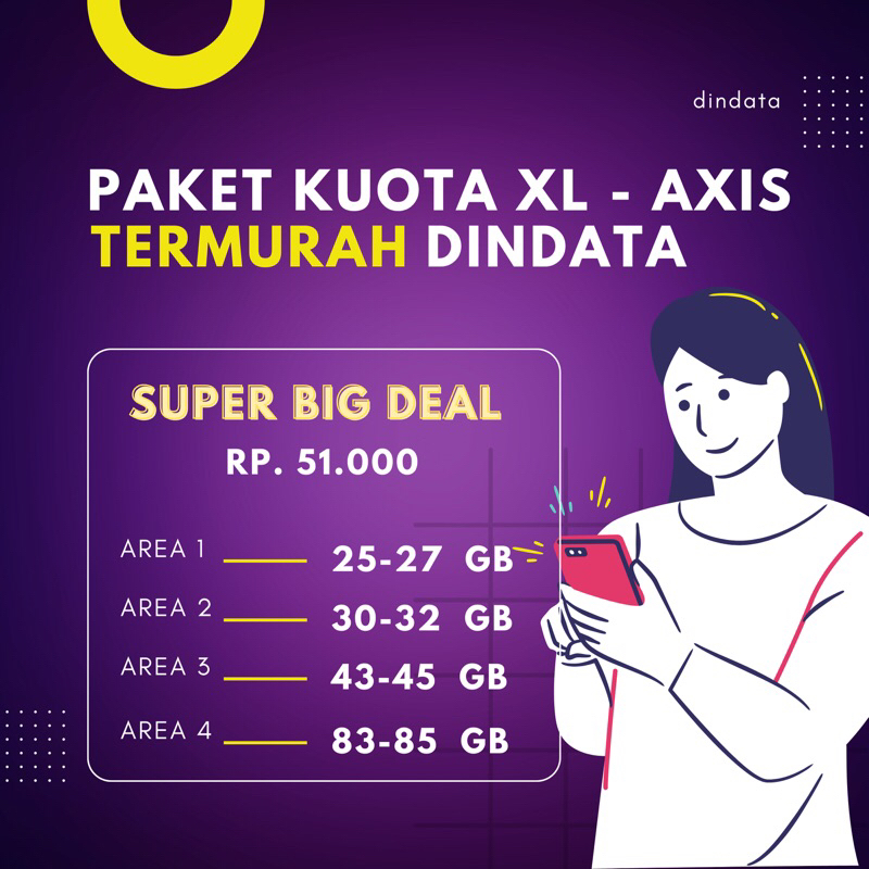 PAKET DATA TERMURAH XL-AXIS SUPER BIG DEAL