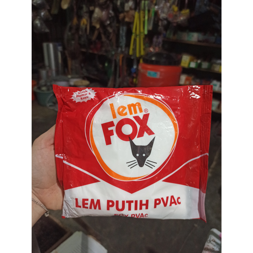 Lem Fox Perekat Putih Untuk Kayu / Lem Fox Putih PVAC Bungkusan Refill Besar 700gr