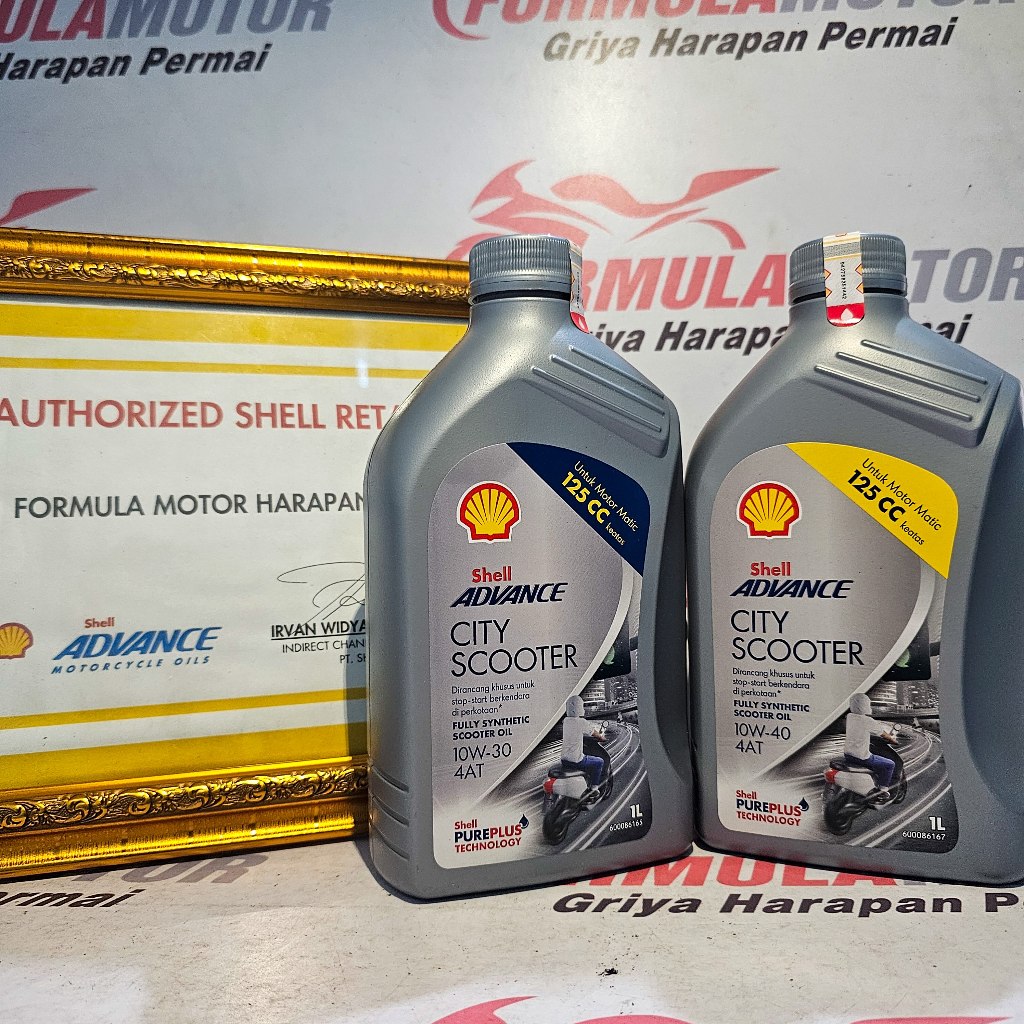 Shell Advance City Scooter 1Liter - Oli Mesin Motor Matic