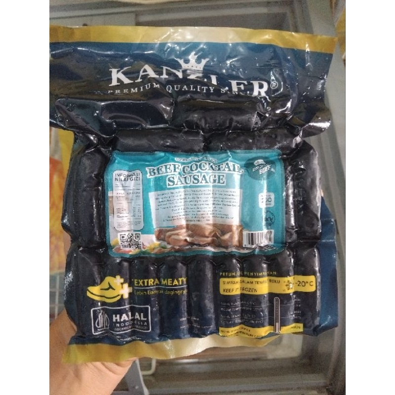 

Kanzler beef cocktail sausage 250gr
