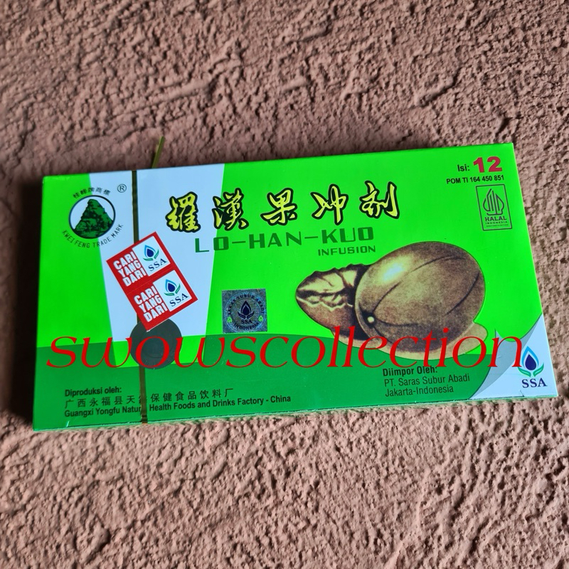 

LO HAN KUO KHUO INFUSION TEA TEH LOHANKUO