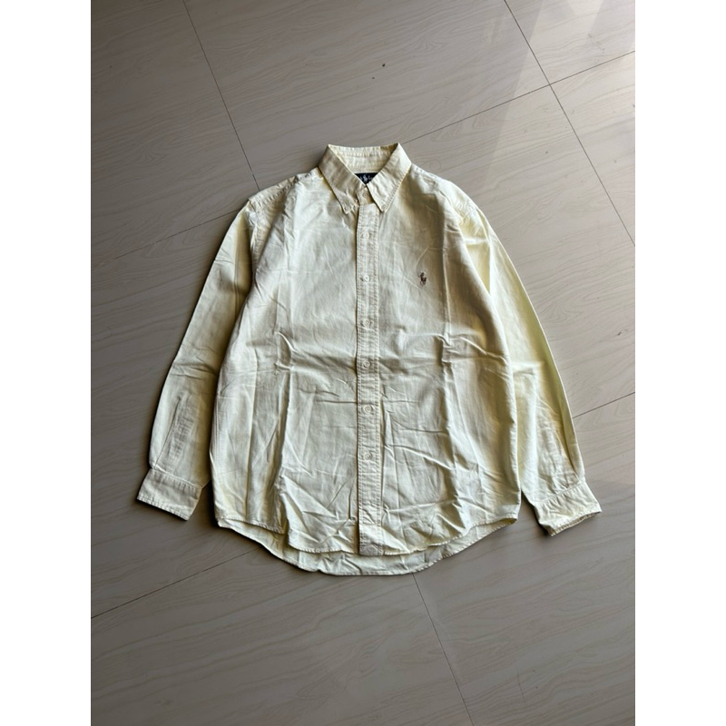 Kemeja Polo Ralph Lauren Cream Second Original
