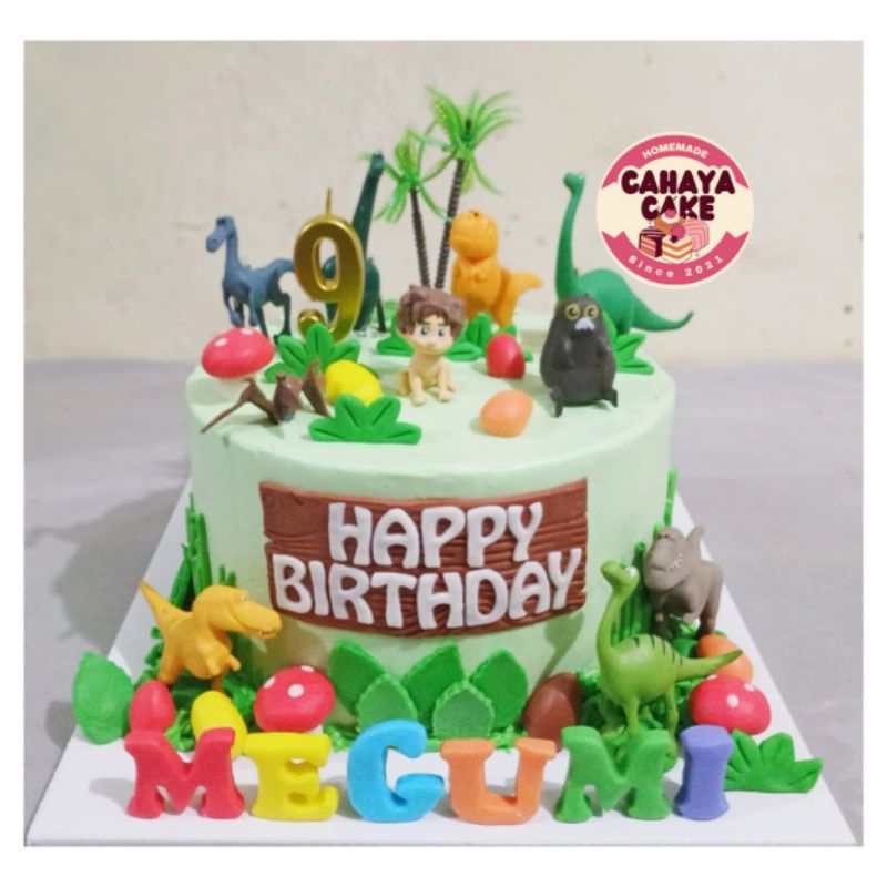 Kue Ulang Tahun Dinosaurus / Dinosaurus Cake / Kue Ultah Dinosaurus Anak
