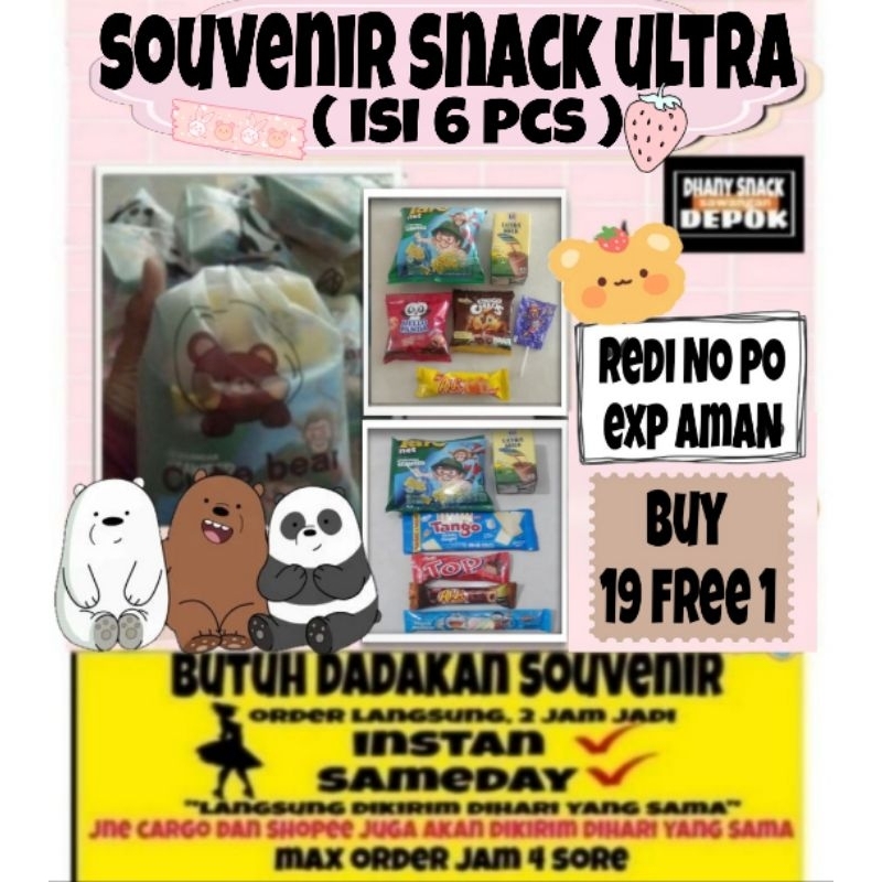 

Promo buy 19 free 1 Paket snack ultah anak/paket snack ulang tahun anak/souvenir/hampers/bingkisan ultah/hampers/paket thr
