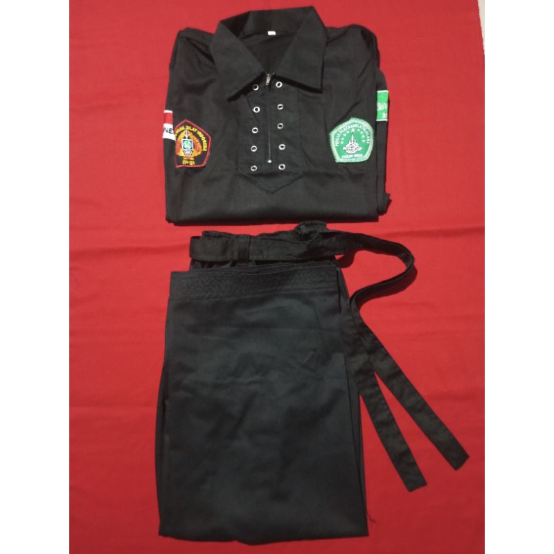 Sakral Nagata drill -  Sakral pagar nusa tali pinggang kain resleting