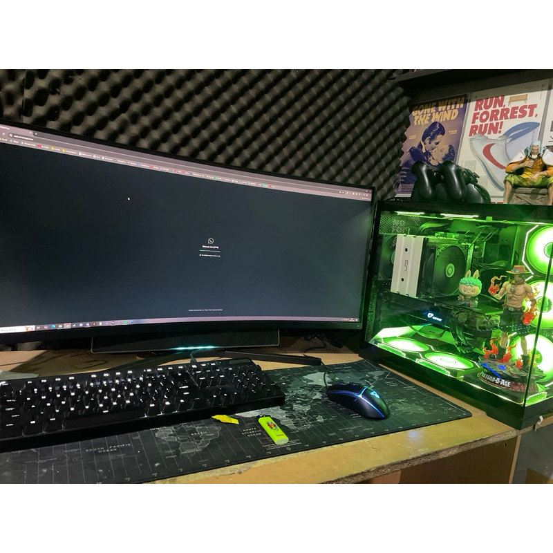 fullset pc gaming+streaming+ monitor xiaomi 34"