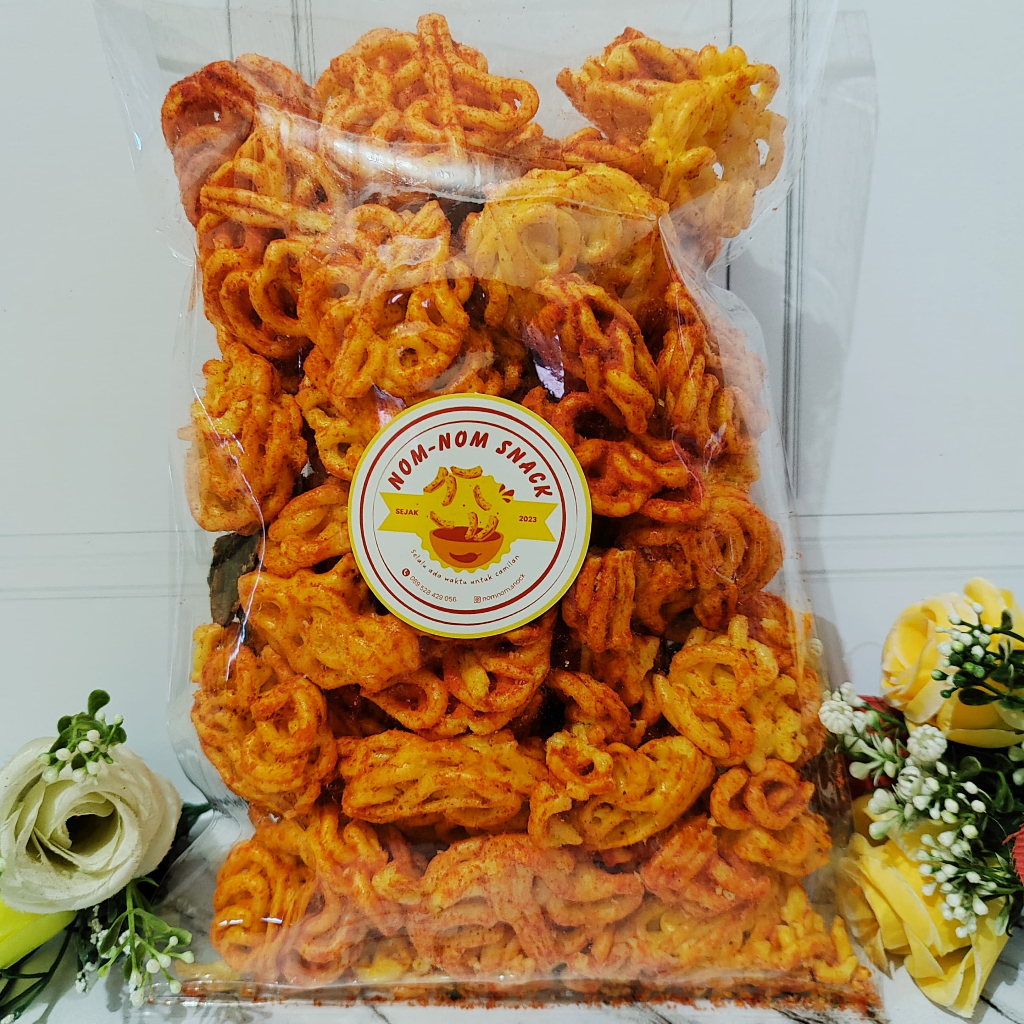 

Kerupuk Seblak Jablay / Krupuk Seblak Jablay Pedas / Krupuk Seblak Jablay Pedas Daun Jeruk