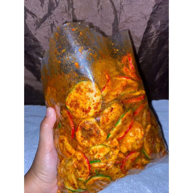 

KERUPUK SEBLAK Pedas Daun jeruk