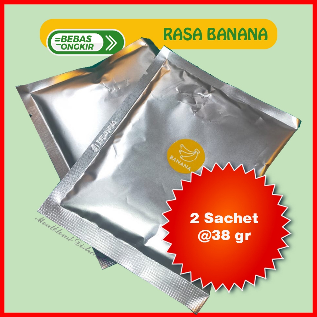 

[TRIAL] Spencer Mealblend Minuman Bubuk Instan Tinggi Protein dan Serat Untuk Diet - 2 Sachet BANANA