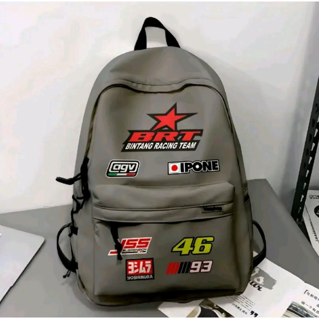 Tas Ransel Distro 46 BRT Fashion Sangat Cocok Untuk Remaja Anak Sokolah SD/SMP/SMA  Maupun Kuliah