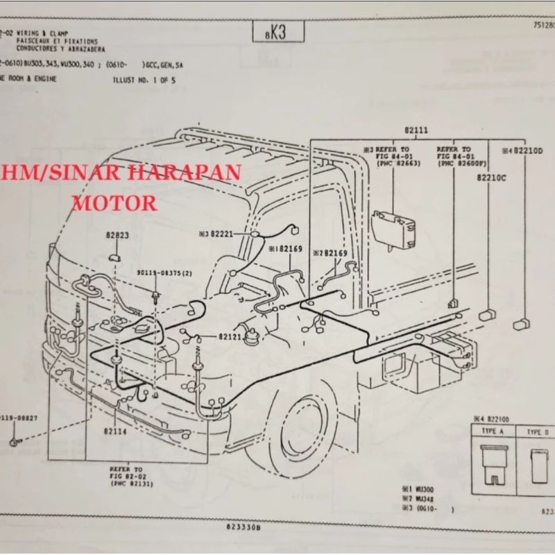 WIRE COWL DUTRO 130 KABEL BODY DEPAN DYNA 125 WIRE ENGINE MAIN KABEL BODY SASIS FULL SET DEPAN DAN B