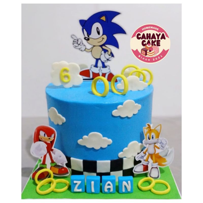 

Kue Ulang Tahun Super Sonic / Sonic Cake / Kue Ultah Karakter