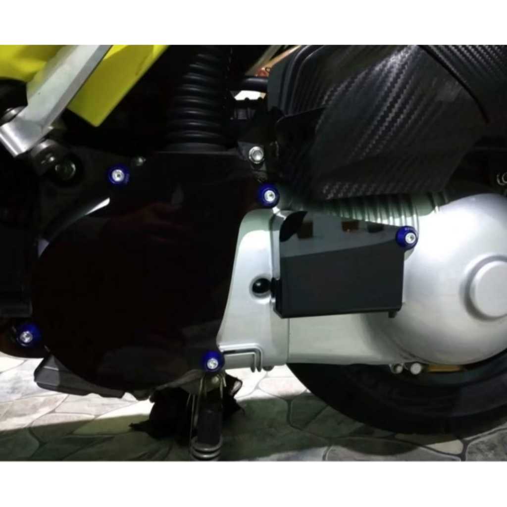 TJS-COVER CVT TRONDOL AKRILIK PENUTUP PULLY MIKA DEPAN & BELAKANG KIPAS NMAX OLD AEROX 155 Lexi NVX 