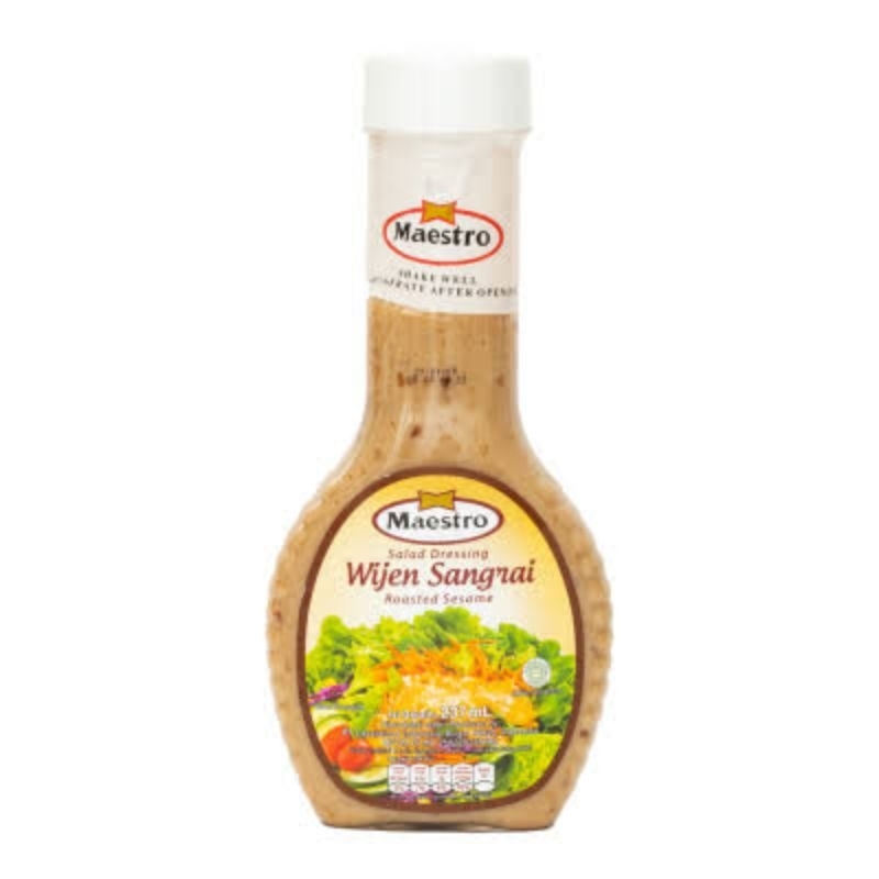 

Maestro Salad Dressing Wijen Sangrai 237ml