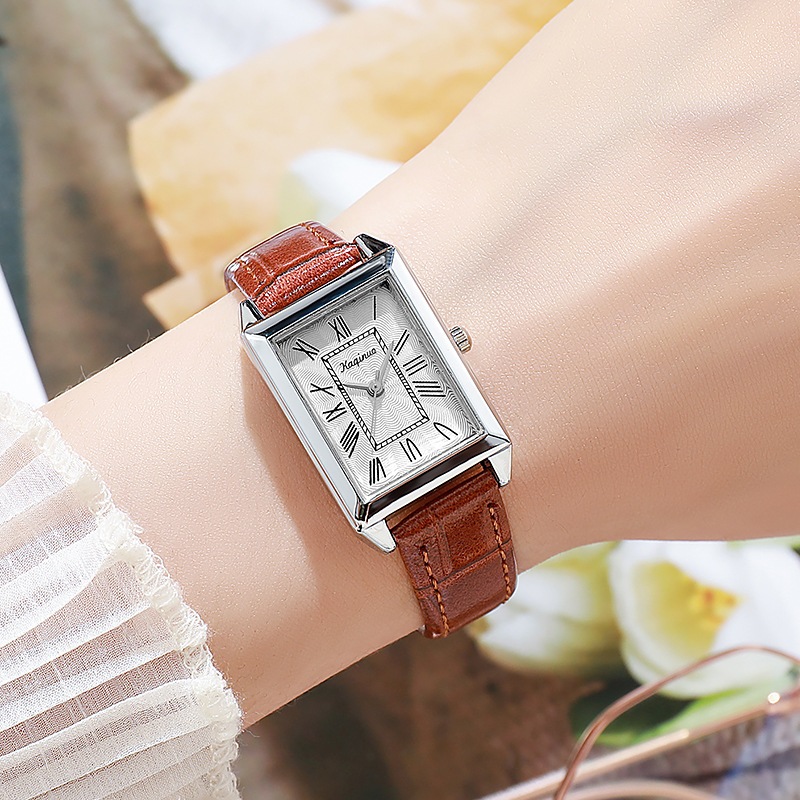 Barbee New Kaqinua Jam Tangan Wanita Korea Jam Tangan Kulit Analog