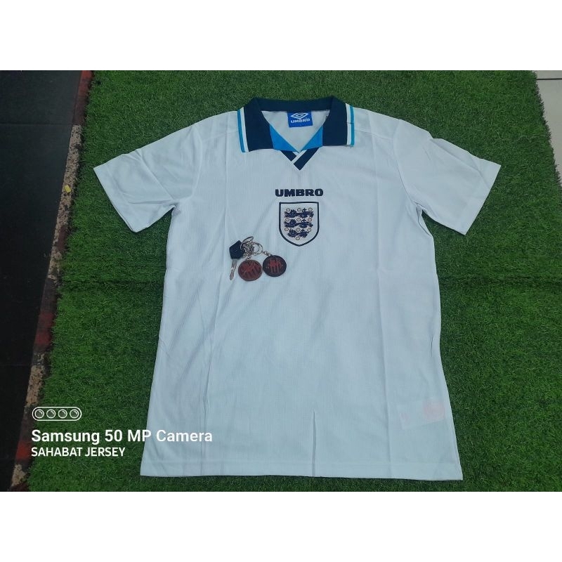 Jersey Inggris Home Retro 1996