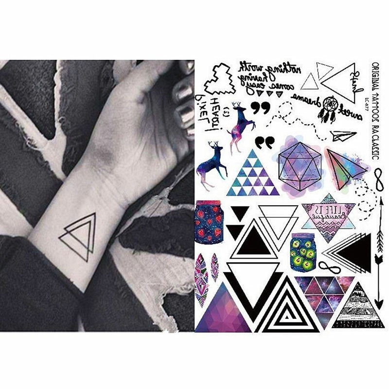 Tato Temporer LC-877 premium Tatto Temporary tahan air uk 21x15cm TATO STIKER INSTAN tahan 2-7 hari