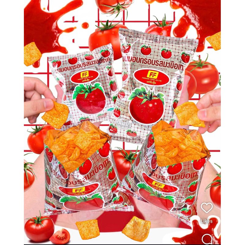 

(READY 02 JUNI) SNACK TOMATO CHIPS FAVORITE JISOO THAILAND