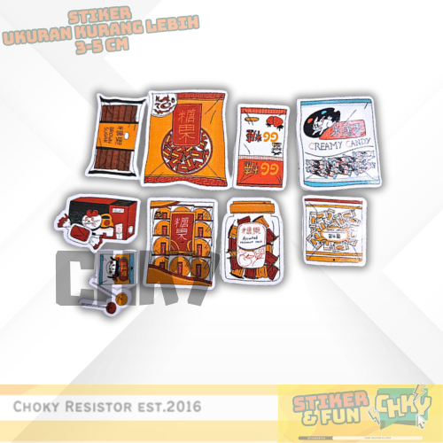 

Sticker/Stiker FUN Gula Gula China/Chinese Candy