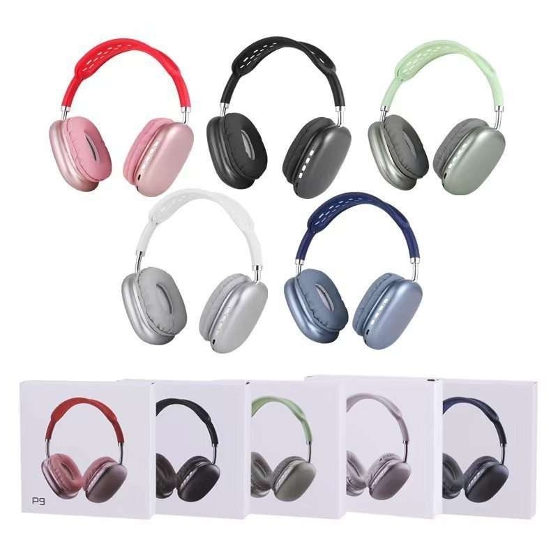 Headset Bando Bluetooth Macaron P9 Headphone Super Bass Tanayaacc
